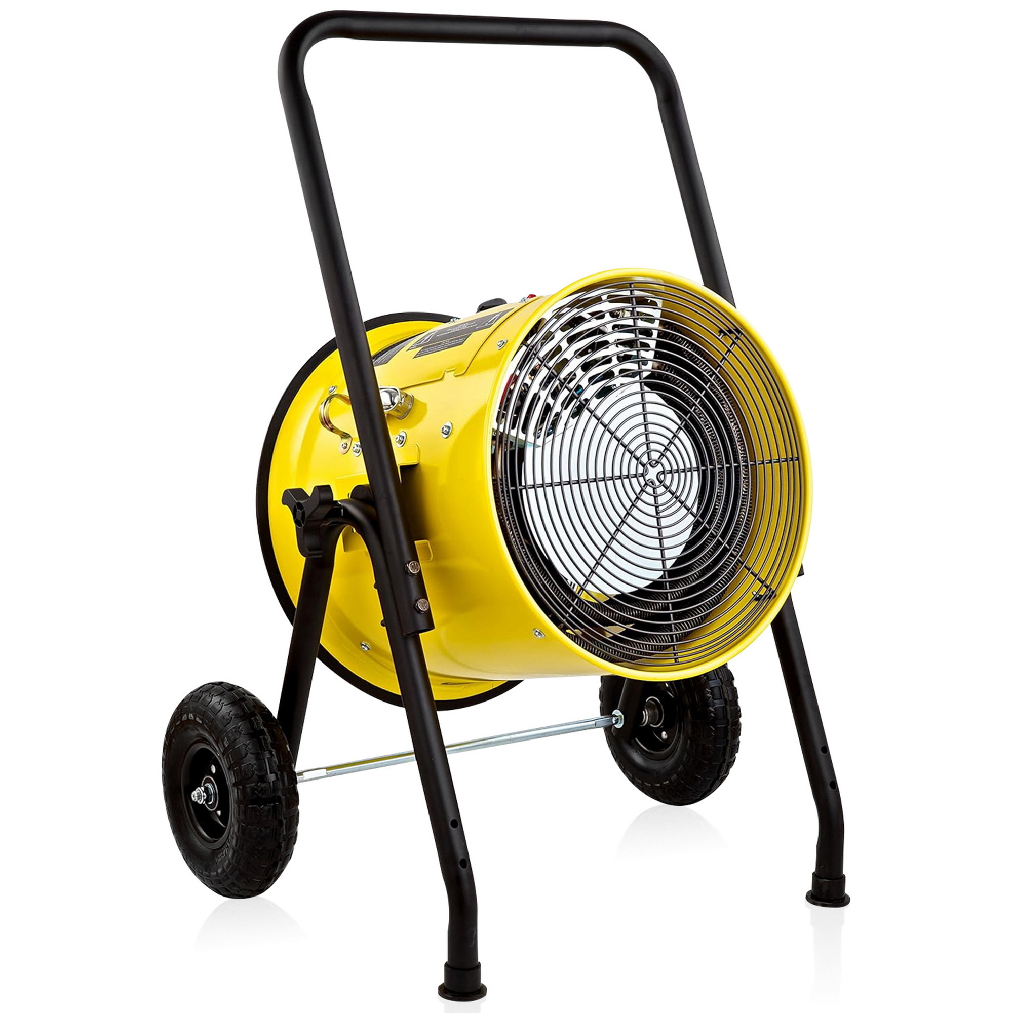 Dr. Infrared Heater, 10000W 240V Fan Forced Construction Heater, Heat Output 34130 Btu/hour, Heating Capability 300 ft², Model# DR-PS11024